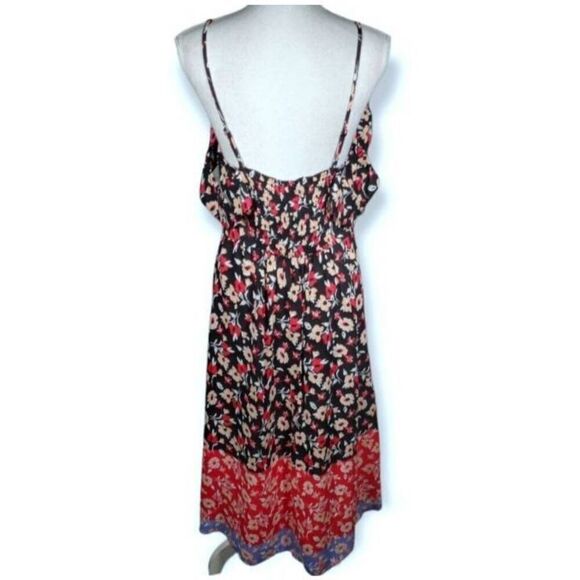Express Floral Maxi Dress - Black and Red - Picture 9 of 13